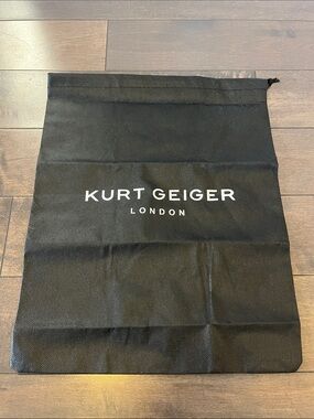 Kurt Geiger Black Logo Dust Bag